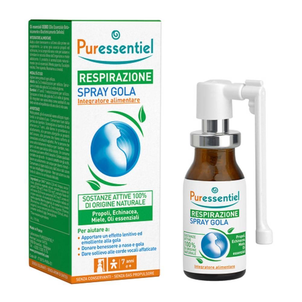 puressentiel spray per la gola 15ml - integratore con propoli, echinacea e oli essenziali per sollievo e benessere naturale - foto 1