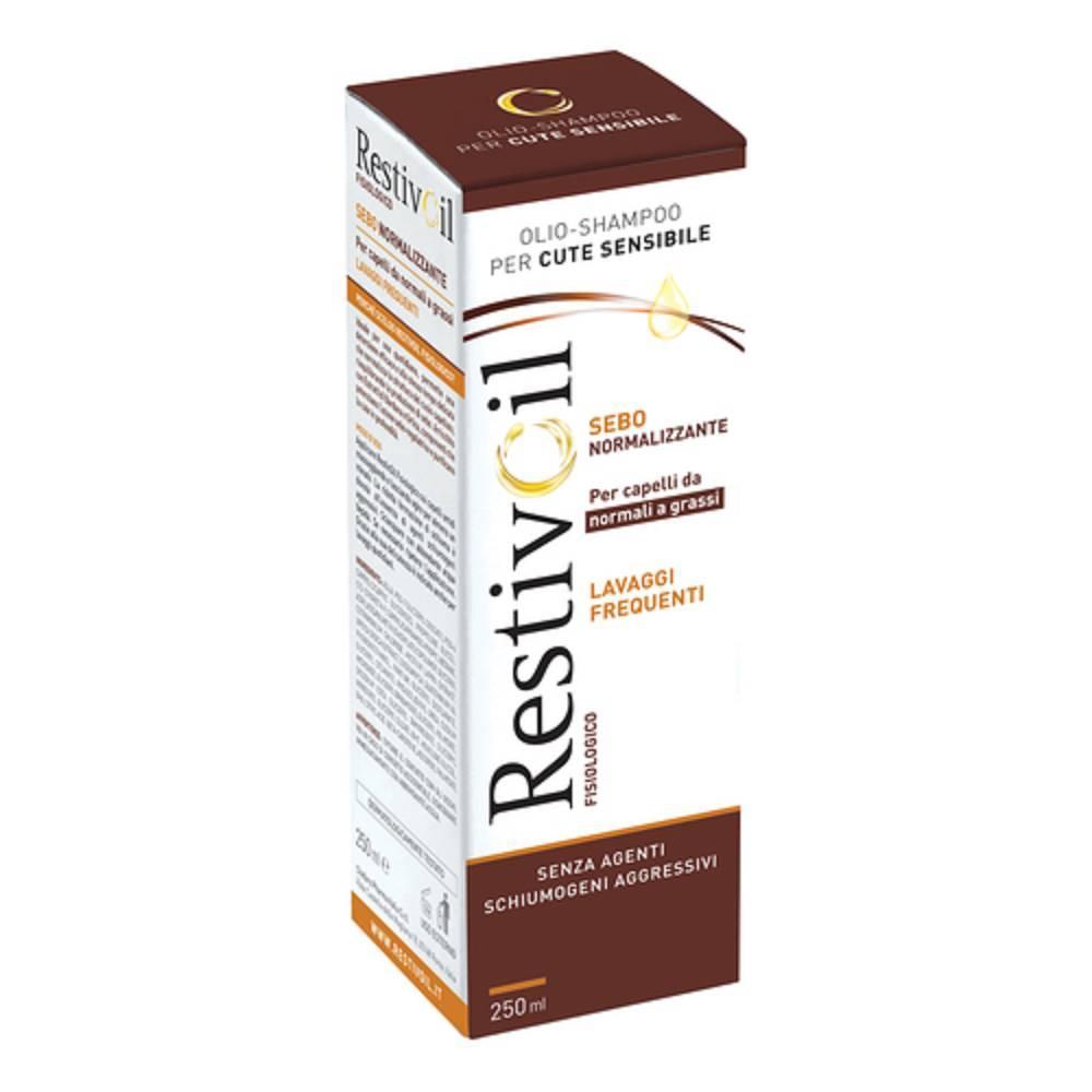 restivoil olioshampoo fisiologico sebonormalizzante per lavaggi frequenti e capelli normali a grassi - 250 ml - foto 1