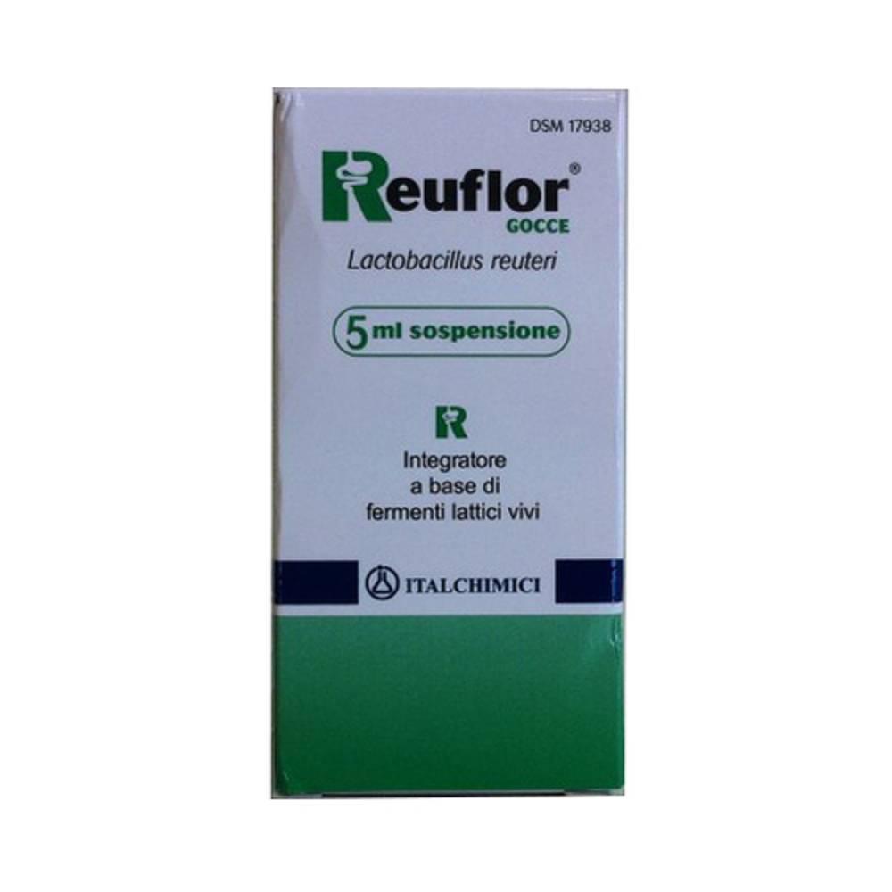 reuflor integratore alimentare reuflor gocce 5ml con lactobacillus reuteri per il benessere della flora batterica intestinale - foto 1