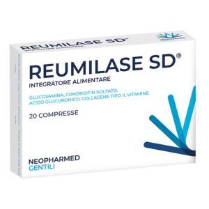Integratore alimentare reumilase sd per articolazioni - glucosamina, condroitin solfato, collagene tipo ii e vitamine - 20 compresse