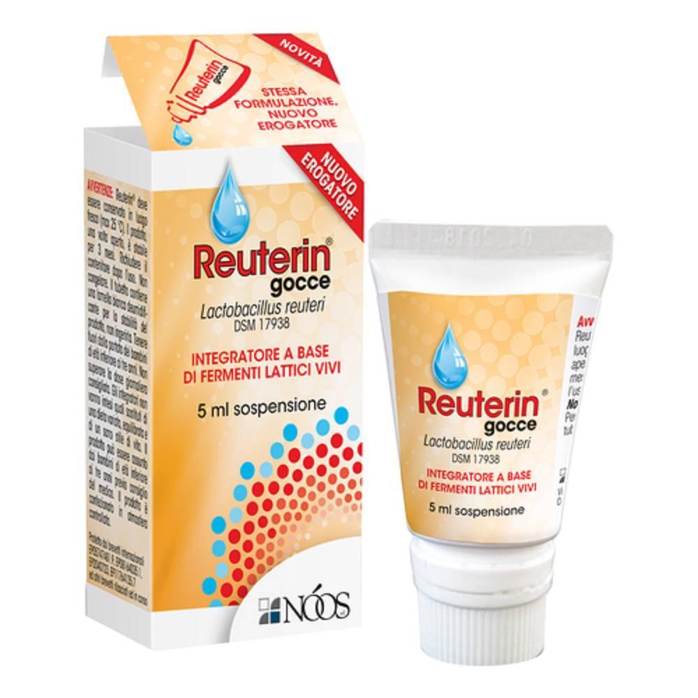 reuterin integratore alimentare reuterin gocce per bambini 8ml - probiotici per l'equilibrio della flora batterica intestinale - foto 1