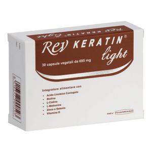 Integratore  keratin light 30 capsule per capelli e unghie - nutrienti essenziali e antiossidanti per il benessere dei capelli