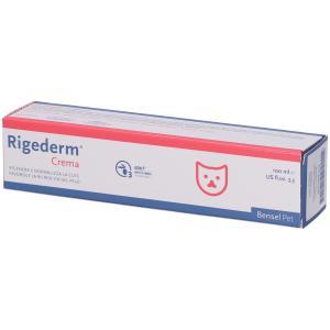Crema rigederm 100ml per rigenerazione della cute e ricrescita del pelo in caso di dermatosi e dermatite per animali