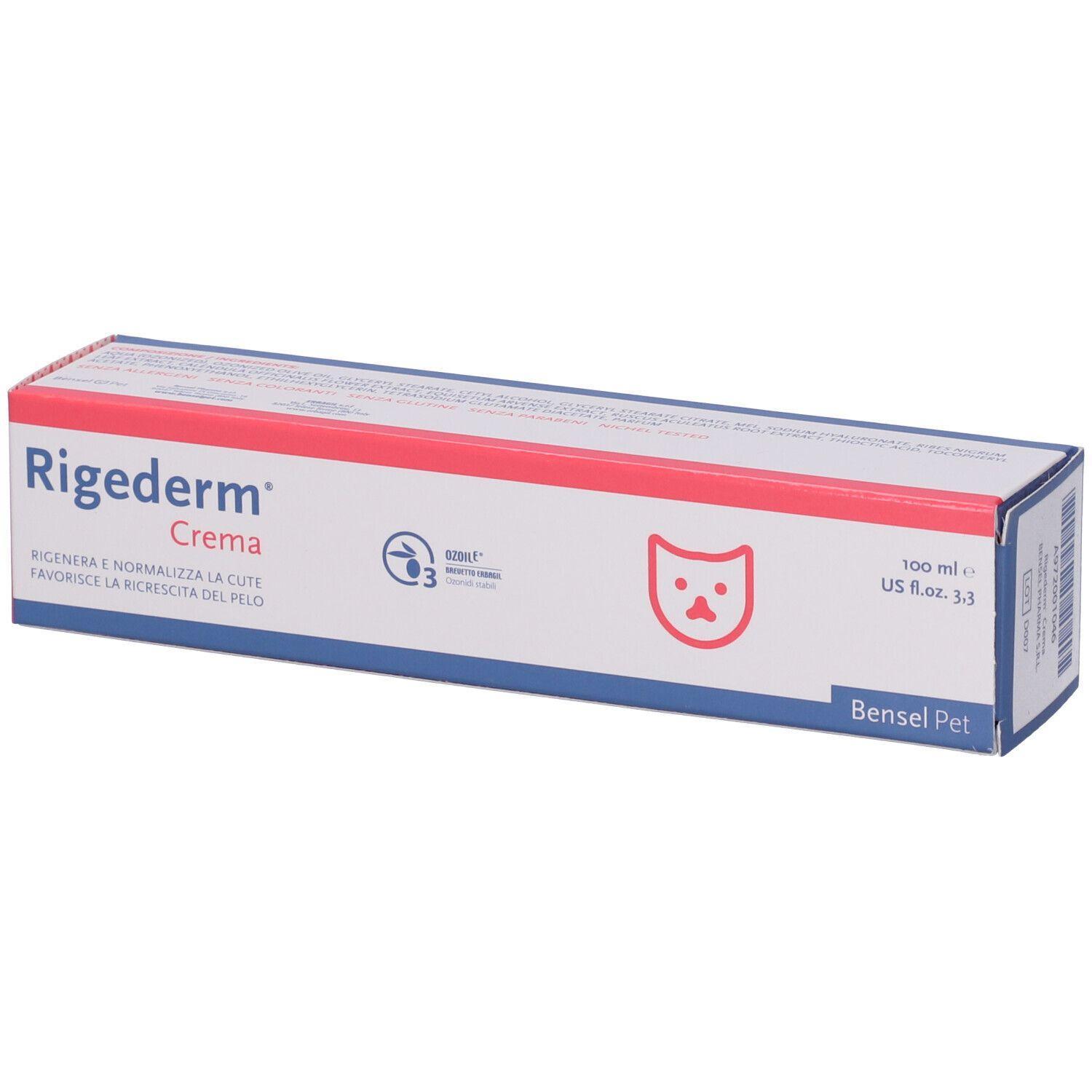 bensel pharma crema rigederm 100ml per rigenerazione della cute e ricrescita del pelo in caso di dermatosi e dermatite per animali - foto 1