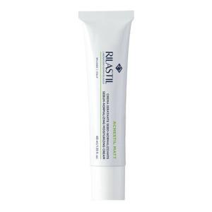 Crema idratante seboregolatrice acnestil per pelli grasse e acneiche, emulsione leggera da 40 ml, ipoallergenica e non comedogenica