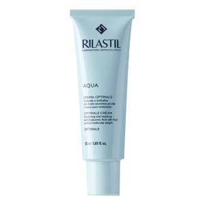 Crema idratante ottimale per viso e collo  aqua 50ml - emulsione nutriente per pelle normale e secca con ingredienti attivi naturali