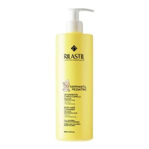 Detergente corpo-capelli delicato per neonati e bambini -  dermastil pediatric detergente 400 ml, ipoallergenico e senza parabeni