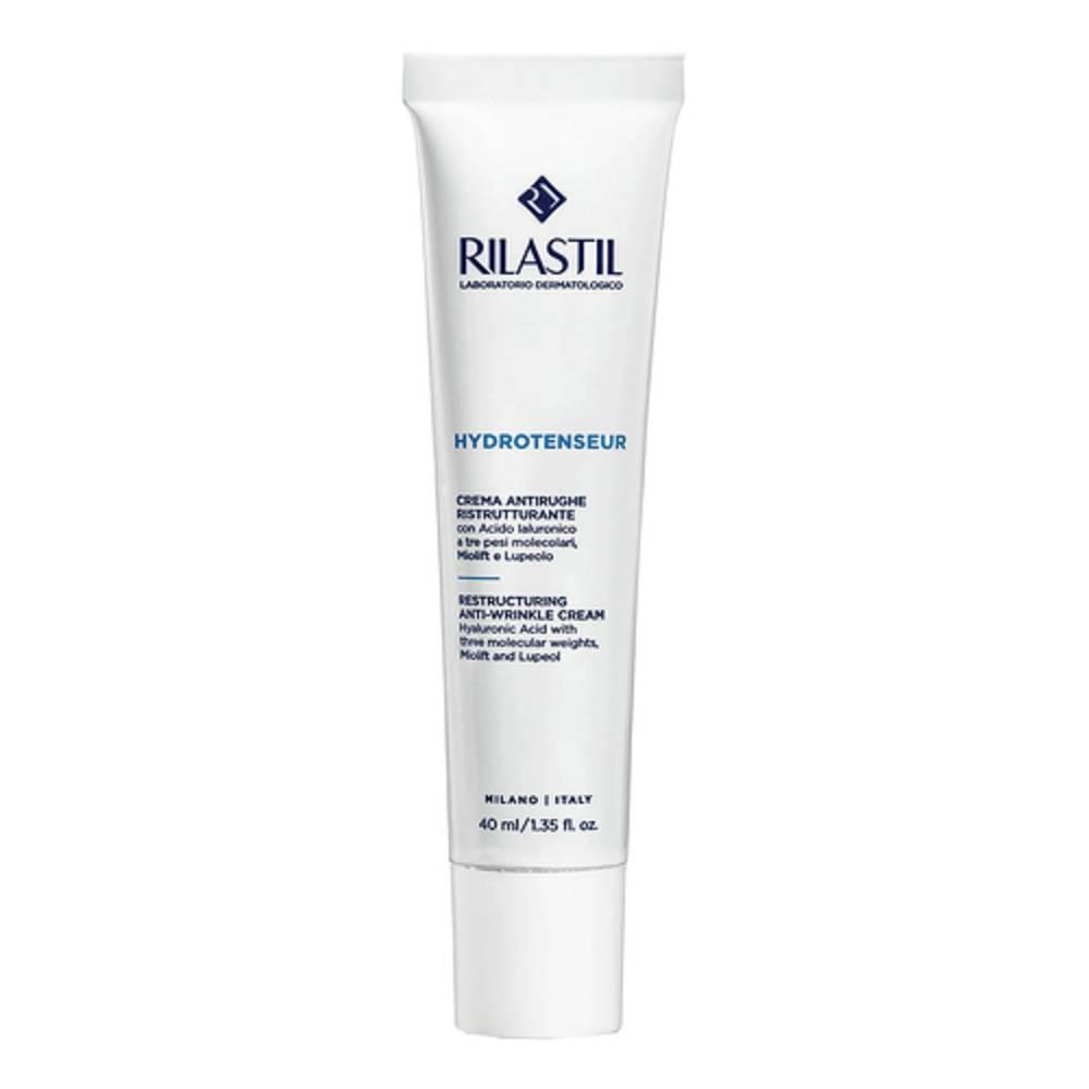 rilastil crema antirughe ristrutturante leggera con acido ialuronico per viso, collo e décolleté - rilastil hydrotenseur 40 ml - foto 1