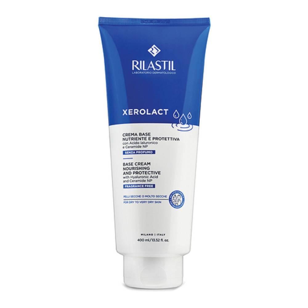 rilastil crema base nutriente e protettiva rilastil xerolact per pelle secca e molto secca - comfort e idratazione 400 ml - foto 1