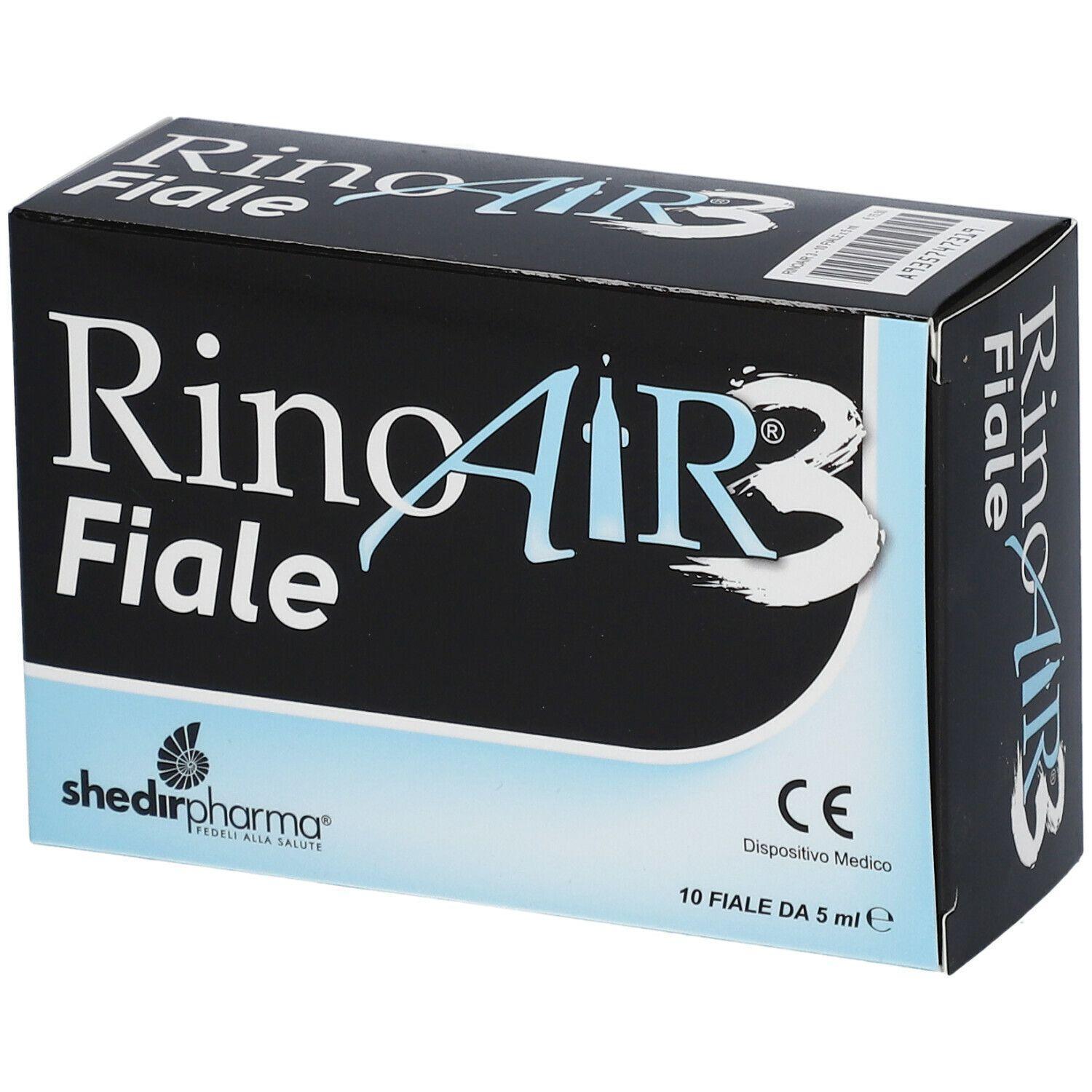 shedir decongestionante e fluidificante per mucose nasali rinoair 3 fiale monodose da 5 ml - igiene quotidiana e coadiuvante respiratorio - foto 1 shedir decongestionante e fluidificante per mucose nasali rinoair 3 fiale monodose da 5 ml - igiene quotidiana e coadiuvante respiratorio - foto 1