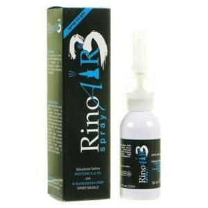Spray nasale rinoair 3% iper 50ml per igiene e decongestione nasale in caso di riniti e sinusiti