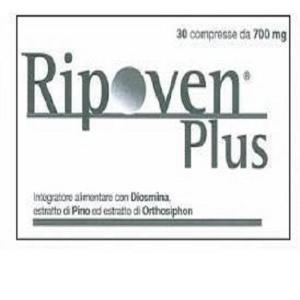 Integratore alimentare  plus 30 compresse per il microcircolo con diosmina, vitamina c ed e, orthosiphon e rutina