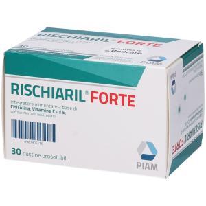 Integratore alimentare rischiaril forte 30 bustine orosolubili con citicolina, vitamine c ed e per supporto al sistema nervoso