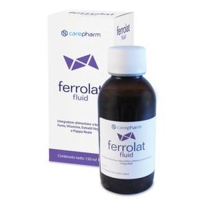 Integratore alimentare ferrolat 150ml con ferro, vitamine, estratti vegetali e pappa reale per sostegno immunitario e riduzione della stanchezza