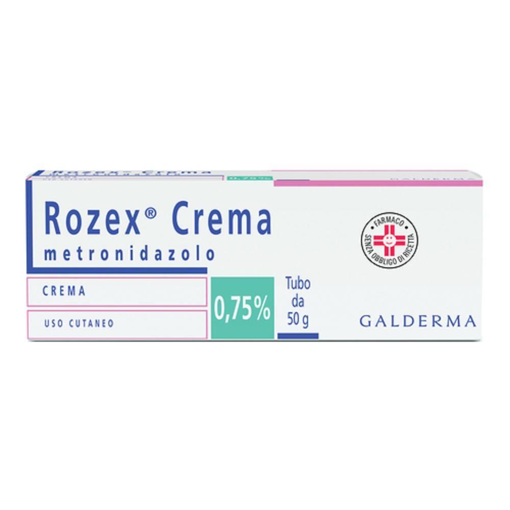rozex crema rozex 0,75% per il trattamento della rosacea - 50g di metronidazolo per migliorare l'aspetto della pelle e ridurre l'eritema - foto 1 rozex crema rozex 0,75% per il trattamento della rosacea - 50g di metronidazolo per migliorare l'aspetto della pelle e ridurre l'eritema - foto 1