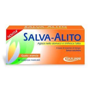Salva alito masticabile arancia 30 compresse - efficace anti-alitosi e rinfrescante per il cavo orale