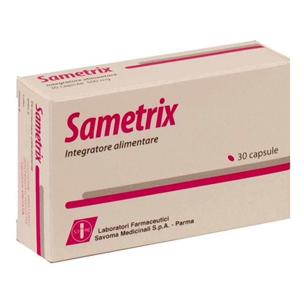 sametrix integratore alimentare sametrix 30 capsule per il trofismo del capello con serenoa repens, urtica dioica e zinco - foto 1