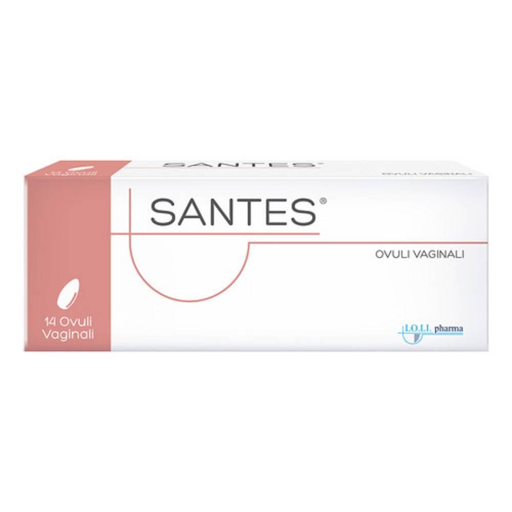 santes ovuli vaginali santes 14 pezzi - trattamento coadiuvante per vulvovaginiti e cervicovaginiti con acido ialuronico e vitamine a ed e - foto 1