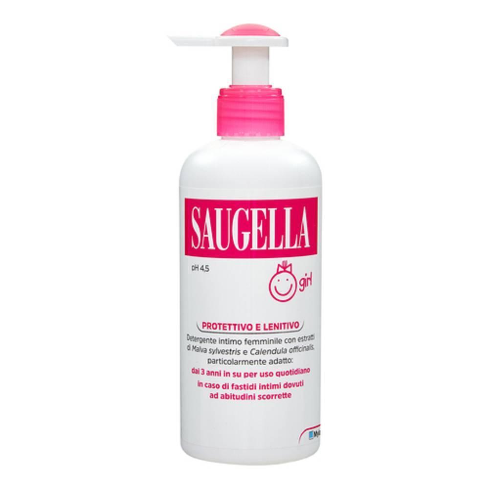 saugella detergente intimo saugella girl ph neutro 200ml per igiene quotidiana e prevenzione di fastidi intimi - foto 1