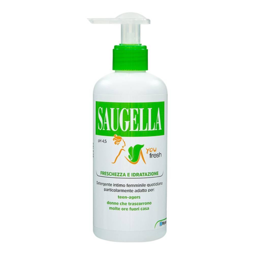 saugella detergente intimo femminile saugella you fresh - freschezza e idratazione quotidiana, edizione limitata, 200 ml - foto 1