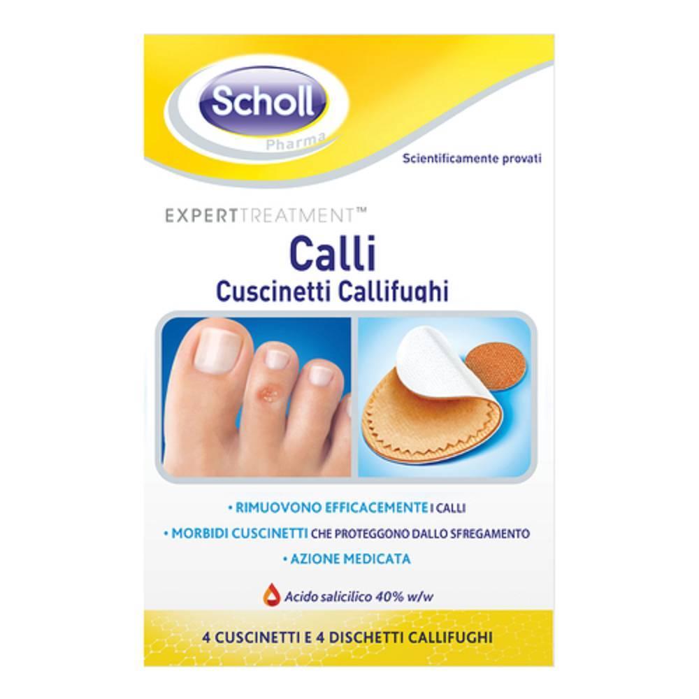scholl cerotti callifughi per calli duri scholl - rimozione sicura ed efficace, protezione morbida, 8 pezzi per sollievo immediato - foto 1