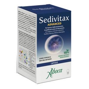 Integratore alimentare sedivitax advanced 30 capsule per rilassamento e sonno sereno con passiflora e valeriana