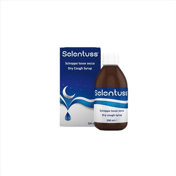 selentuss sciroppo per tosse secca selentuss con estratti vegetali e miele - dispositivo medico per adulti e bambini da 1 anno, flacone da 200 ml - foto 1