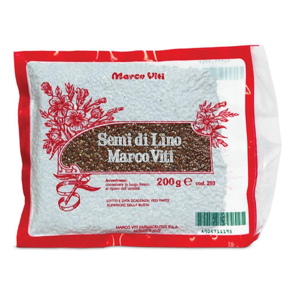 marco viti semi di lino 200g - rimedio naturale contro stitichezza, ricchi di omega 3 e benefici per l'intestino - foto 1