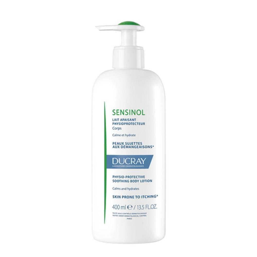 ducray latte corpo sensinol 400ml - calma e idrata pelli con prurito, ipoallergenico e senza profumo, adatto per tutta la famiglia - foto 1