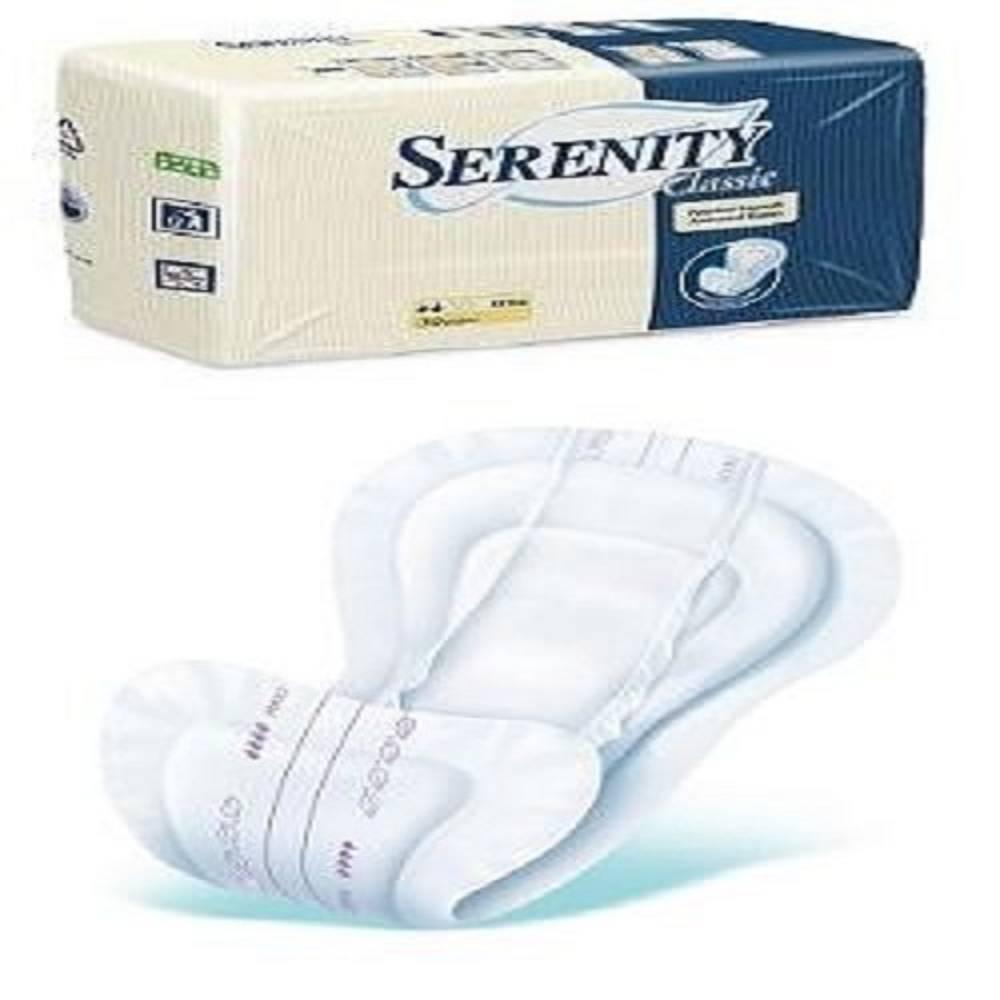 serenity pannoloni sagomati maxi per incontinenza - confezione da 30 pezzi per comfort e sicurezza in ogni situazione - foto 1