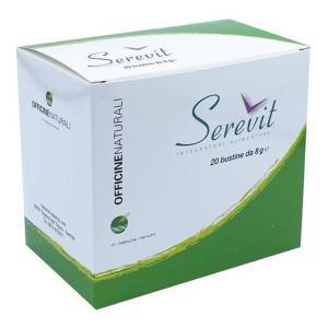 Integratore alimentare serevit 20 bustine per il benessere mentale, tono dell'umore e rilassamento con estratti vegetali e vitamina b6