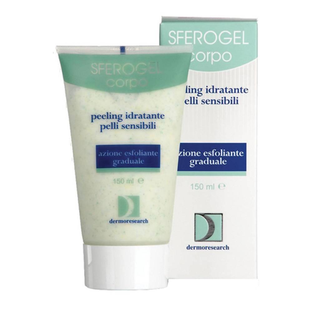 judifarm gel esfoliante idratante sferogel corpo 150ml per pelli sensibili - peeling delicato e rivitalizzante per la cute del corpo - foto 1