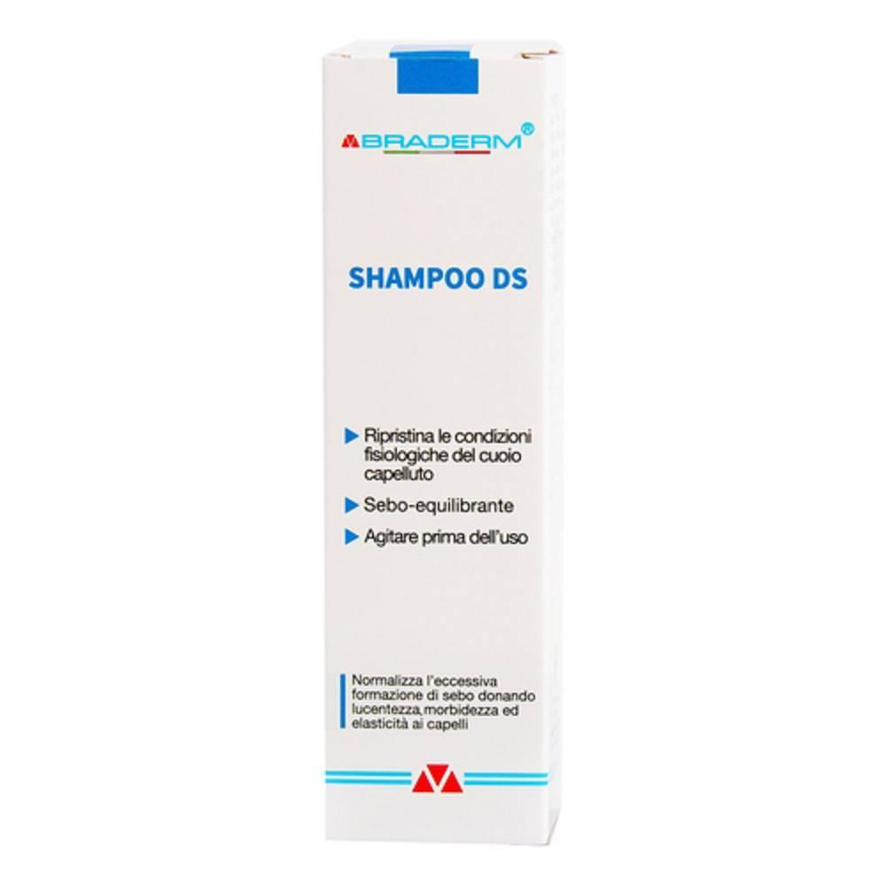 braderm shampoo delicato da 200 ml per desquamazione, sebo equilibrio e forfora secca e grassa - azione lenitiva e detergente efficace - foto 1