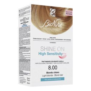 Trattamento colorante  shine on high sensitivity 8.00 biondo chiaro - colorazione permanente per capelli sensibili