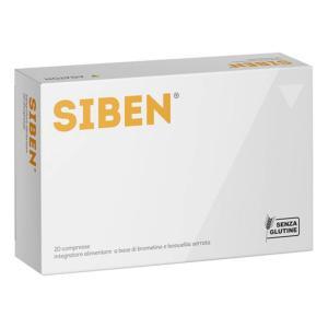Integratore alimentare siben 20 compresse con boswellia e bromelina per il benessere dell'apparato muscolo scheletrico