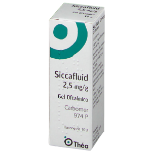 Gel oftalmico  2,5 mg/g per il trattamento della sindrome dell'occhio secco - 10g