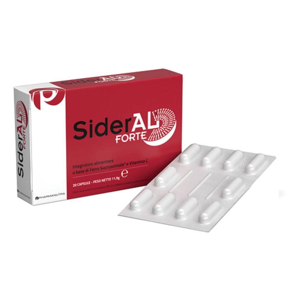 sideral integratore alimentare sideral forte 20 capsule - foto 1