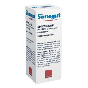 Gocce orali emulsione 30ml per trattamento sintomatico di meteorismo e aerofagia nei bambini