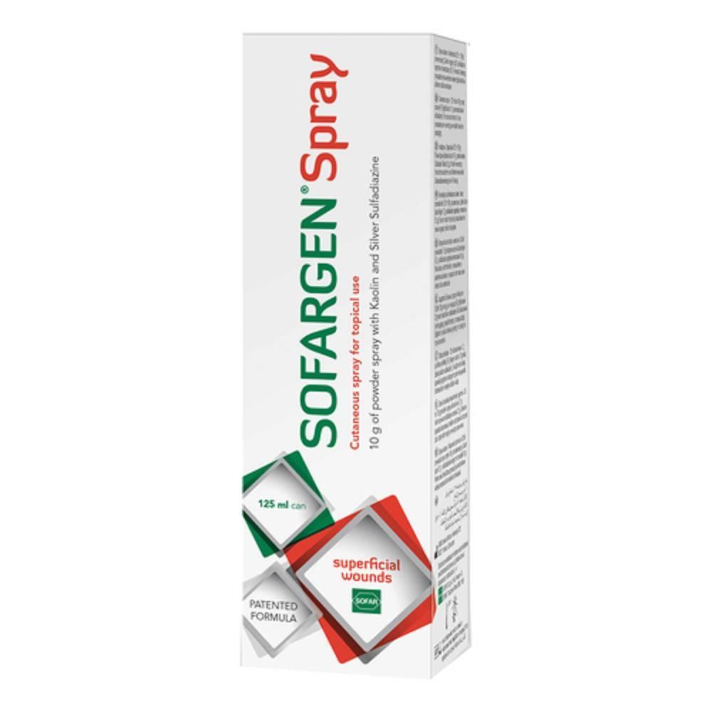 sofargen spray medicinale sofargen in polvere 10g per trattamento topico di lesioni cutanee contaminate e affezioni dermatologiche - foto 1