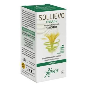 Sollievo fisiolax 45 compresse - dispositivo medico naturale per il trattamento della stitichezza e il fisiologico transito intestinale