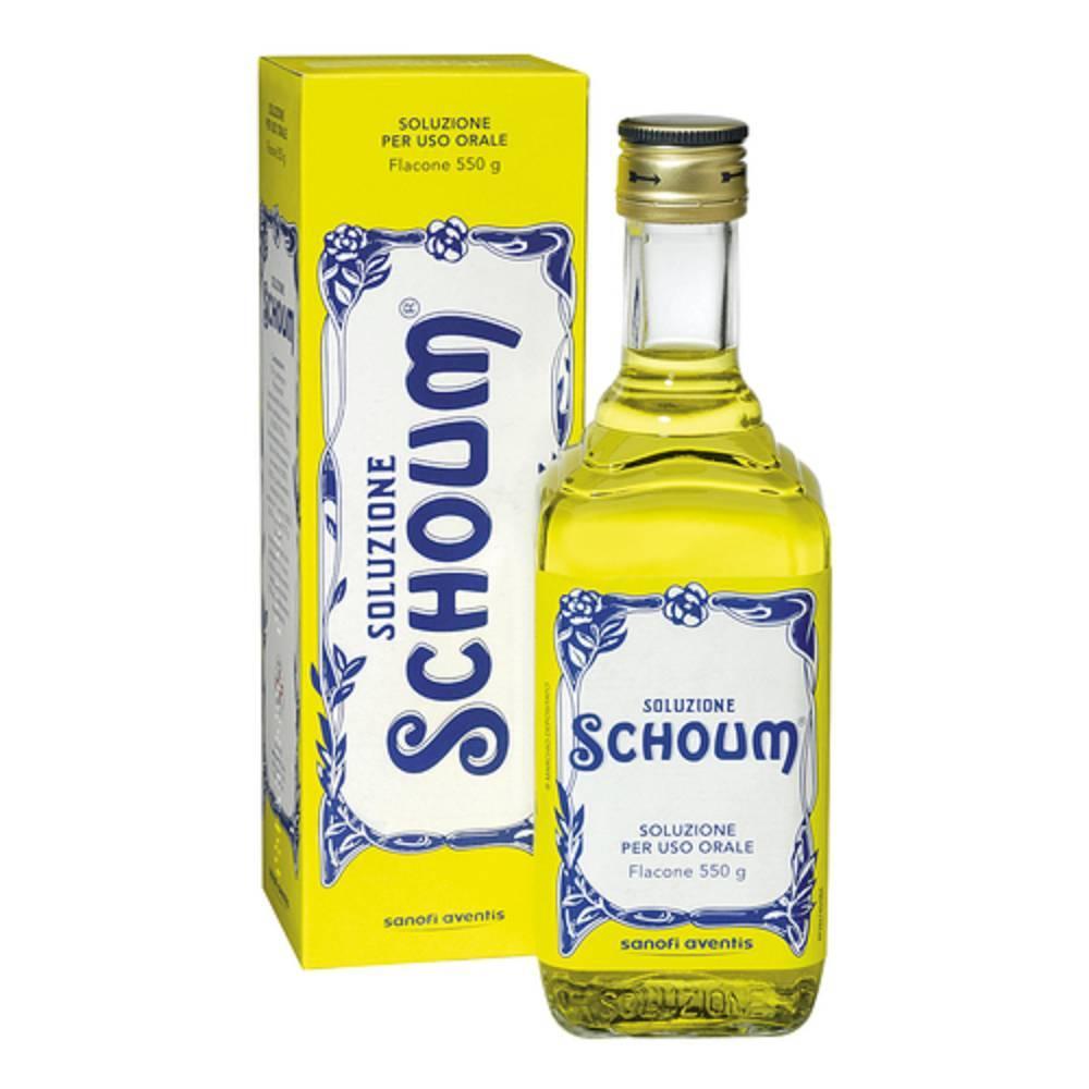 schoum soluzione schoum 550g - trattamento per stati spastici e dolorosi delle vie biliari e urinarie, con alcol etilico e fruttosio. - foto 1