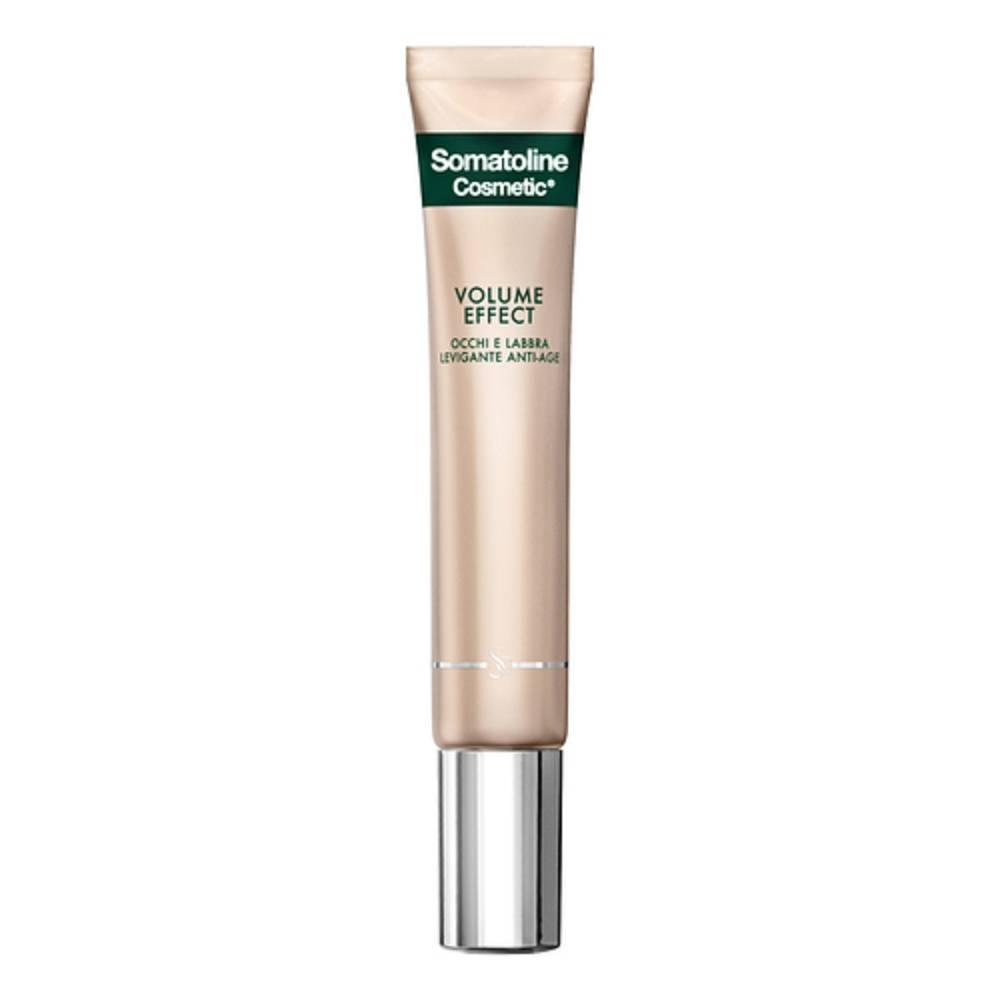 somatoline cosmetic trattamento levigante anti-age per occhi e labbra con effetto volume - riduce rughe e rimpolpa la pelle del viso, tubetto da 15 ml - foto 1