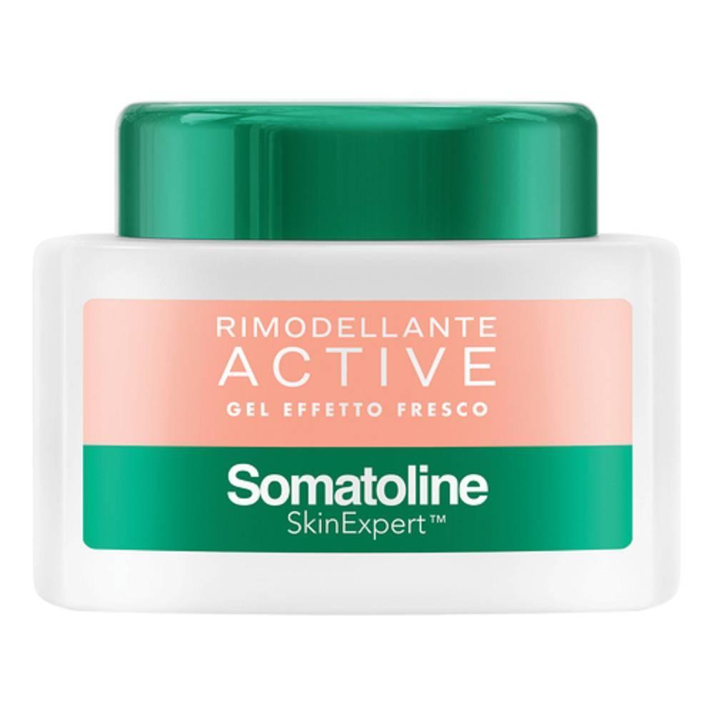 somatoline cosmetic gel rimodellante active somat skin ex - trattamento rimodellante con caffeina, kigelia e centella per drenaggio e tonificazione dei tessuti - foto 1