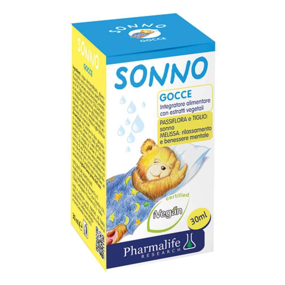 pharmalife gocce sonno 30ml - integratore vegetale per favorire il riposo notturno del bambino e la tranquillità fin dai primi giorni - foto 1