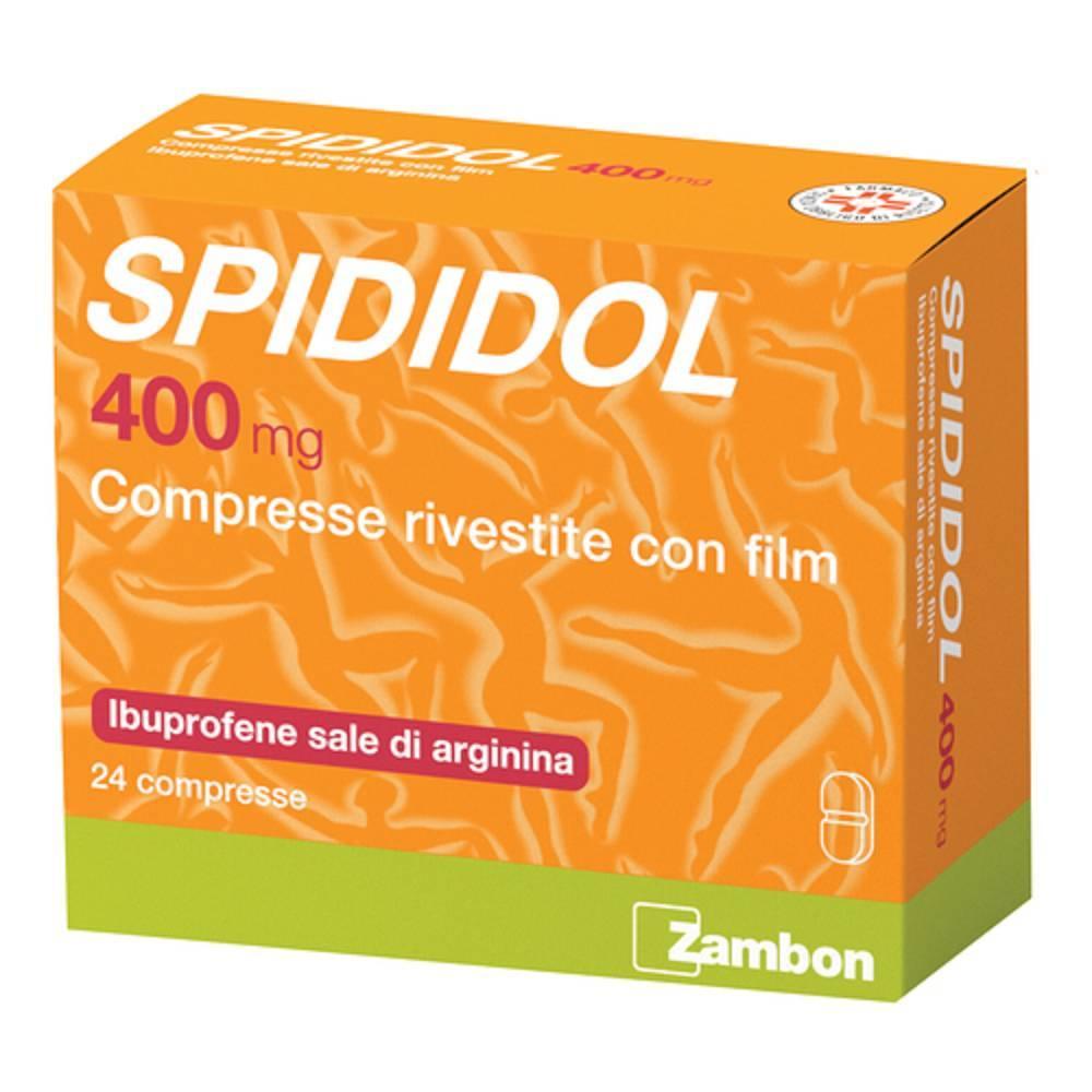 spididol spididol 400 mg compresse rivestite e granulato per soluzione orale gusto albicocca e cola-limone - analgesico e antinfiammatorio ibuprofene - foto 1
