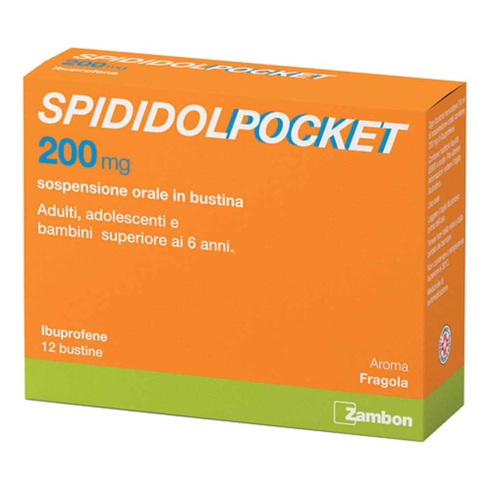 spididol ibuprofene spididol pocket 12 bustine 200 mg - sollievo efficace per dolore e infiammazione con attenzione a rischi e precauzioni - foto 1