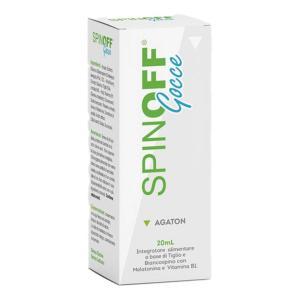 Integratore alimentare spinoff gocce 20ml con tiglio, biancospino, melatonina e vitamina b1 per rilassamento e benessere mentale