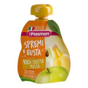 Sprema e gusta frutta mista 100ml - omogeneizzato di mela, pera e banana per l'infanzia, senza zuccheri aggiunti e conservanti