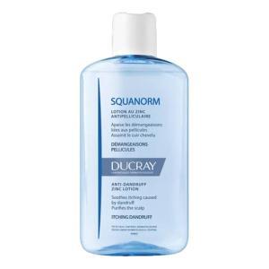 Lozione antiforfora squanorm 200ml con zinco per cuoio capelluto lenitivo e purificante, dermatologicamente testata