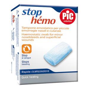 Tamponi emostatici stop hemo per emorragie nasali e cutanee - efficaci e veloci con alginato di calcio - confezione da 5 monouso